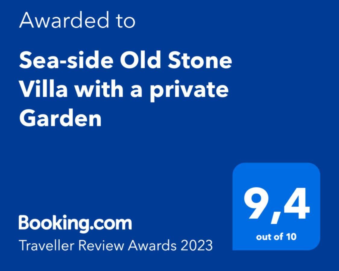 Sea-Side Old Stone Villa With A Private Garden Budva Bagian luar foto